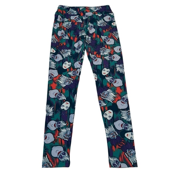 LuLaRoe Disney Villains Leggings One Size OS Evil Queen Ursula Cruella De Vil - Picture 1 of 4